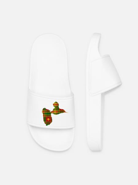 Guadeloupe - Claquettes Femme - blanc
