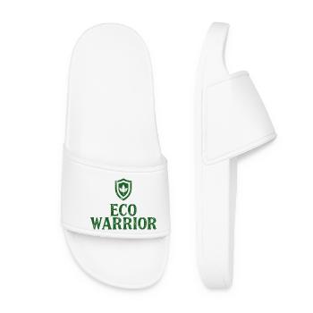 Eco Warrior Nature Conservation Environmental Protection - Women’s Pool Sliders - white - Front