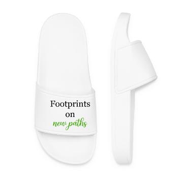 Empreintes sur de nouveaux chemins Voyage de découverte - Claquettes Femme - blanc - Devant
