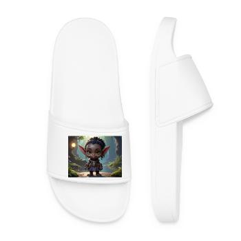 Forest Goblin in Duskwood - Women’s Pool Sliders - white - Front