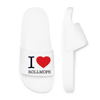 I love Rollmops - Women’s Pool Sliders - white - Front