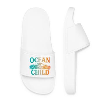 Ocean Child - Women’s Pool Sliders - white - Front