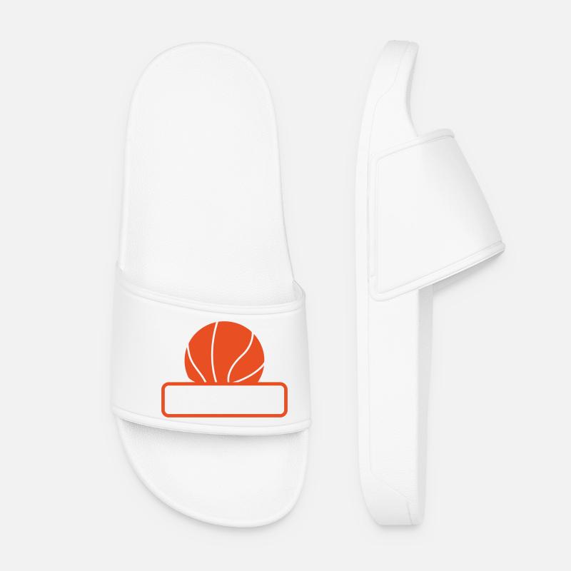 Customizable basketball - Women’s Pool Sliders - white