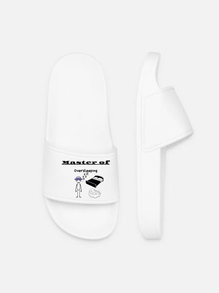 Master of Oversleeping - Women’s Pool Sliders - white