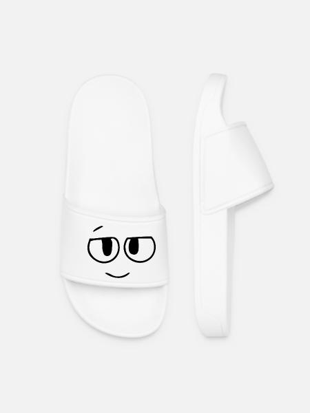 Lustige_Brille - Women’s Pool Sliders - white