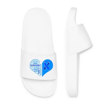 ALS nerve disease - Women’s Pool Sliders - white - Front