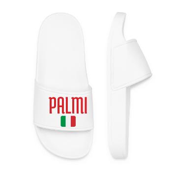 Palmi Italian Flag  - Women’s Pool Sliders - white - Front