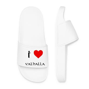 I love Valhalla - Women’s Pool Sliders - white - Front