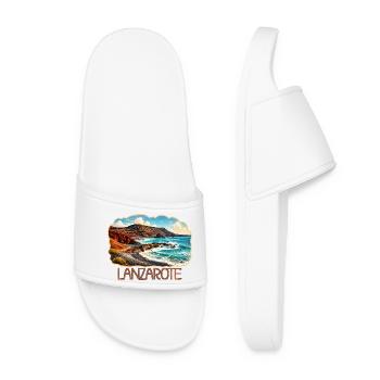 Lanzerote Coast - Women’s Pool Sliders - white - Front