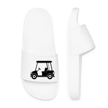 Golf carts - Women’s Pool Sliders - white - Front