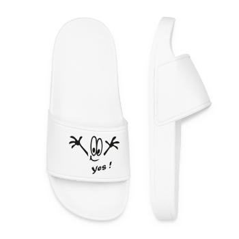 Yes! - Women’s Pool Sliders - white - Front