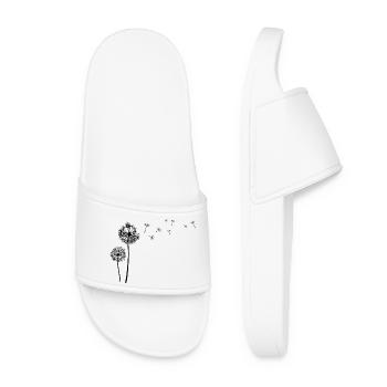 Beautiful dandelion dandelion - Women’s Pool Sliders - white - Front