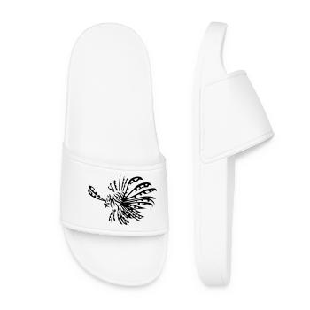Poisson-lion rascasse volante - Claquettes Femme - blanc - Devant