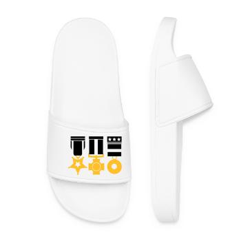 medals - Women’s Pool Sliders - white - Front