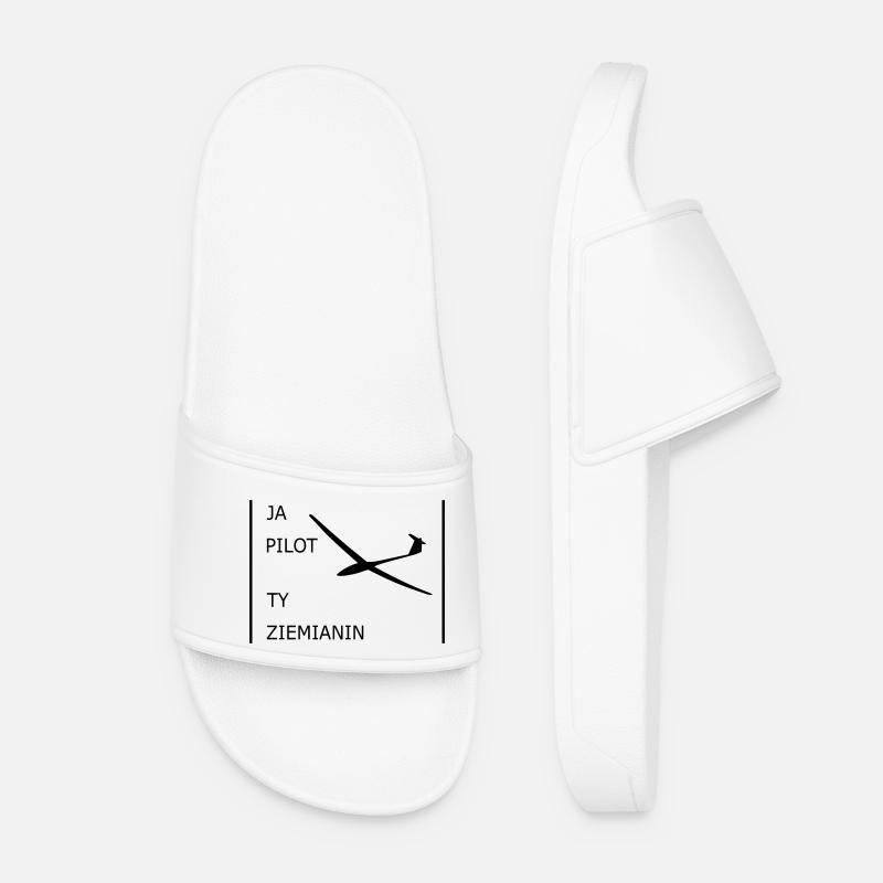 Glider pilot szybowcowy - Women’s Pool Sliders - white