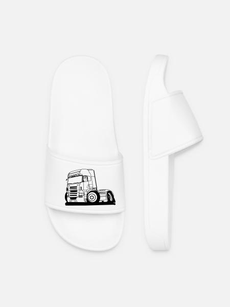 Truck Brummi - Women’s Pool Sliders - white