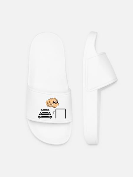 Tu ne stimules pas - Claquettes Femme - blanc