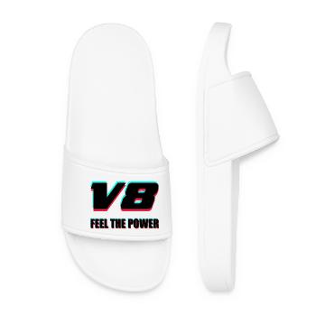 V8 - Women’s Pool Sliders - white - Front