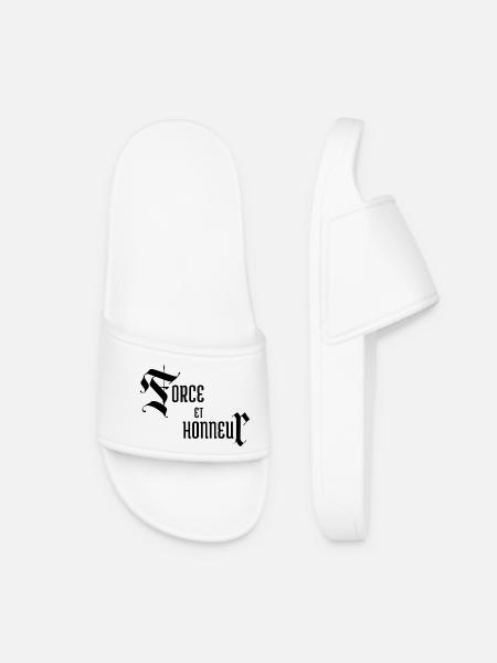Force et Honneur - Claquettes Femme - blanc