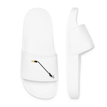Brûleur à gaz de toiture - Claquettes Femme - blanc - Devant