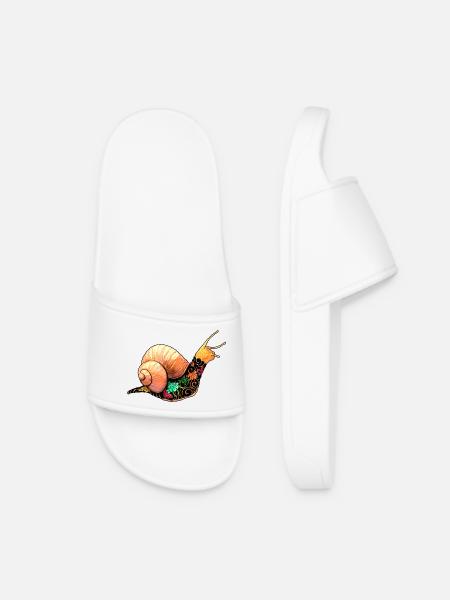 Yakuza Schnecke - Frauen Badelatschen - Weiß