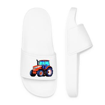 Tractor - Women’s Pool Sliders - white - Front