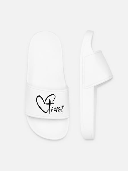 Confiance - Claquettes Femme - blanc