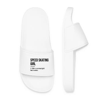 Patineur de vitesse - Claquettes Femme - blanc - Devant