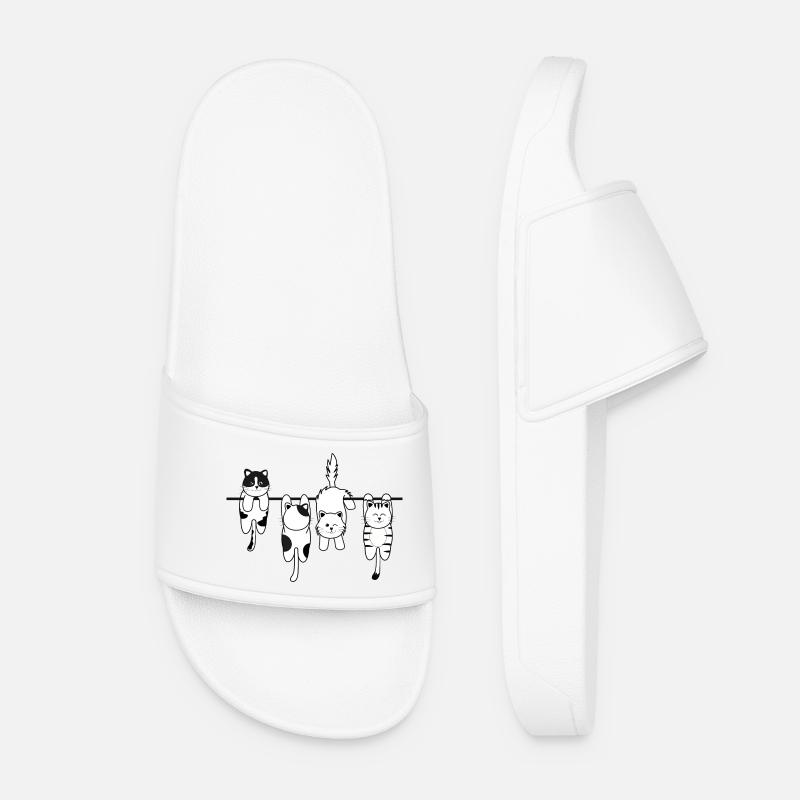 Laundry cat - Women’s Pool Sliders - white