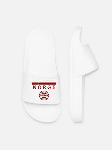 Drapeau norvégien, fierté norvégienne - Claquettes Femme - blanc