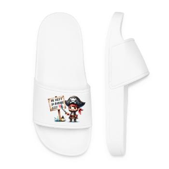 Je t’aime - Claquettes Femme - blanc - Devant