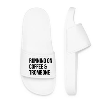 Trombone Trombone Trombone - Women’s Pool Sliders - white - Front