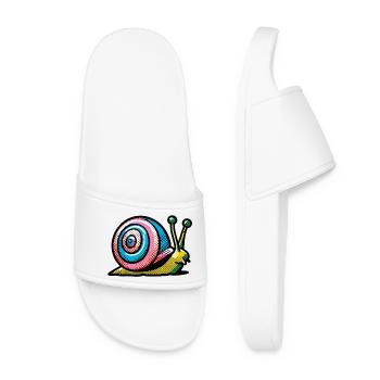 Snail - Women’s Pool Sliders - white - Front