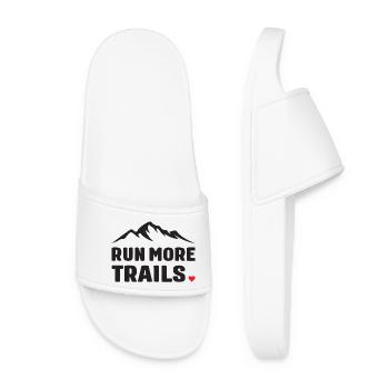 Lauf mehr Trails - Frauen Badelatschen - Weiß - Vorne