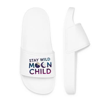 Stay Wild Moon Child T-Shirt - Claquettes Femme - blanc - Devant