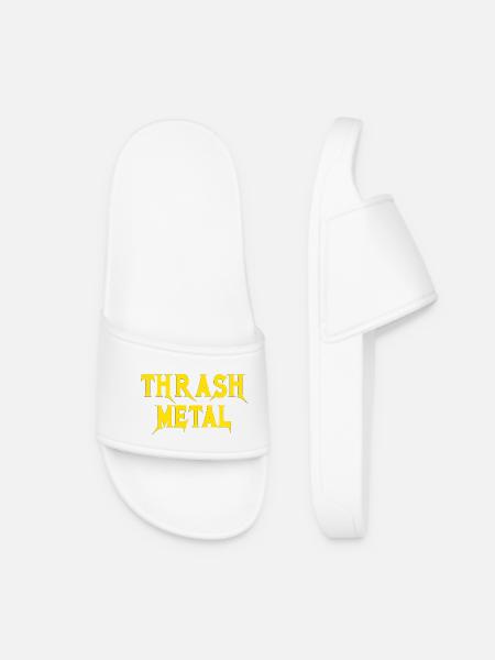 thrashmetal - Women’s Pool Sliders - white