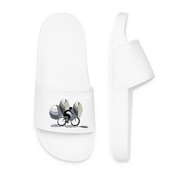 Cyclist - Women’s Pool Sliders - white - Front