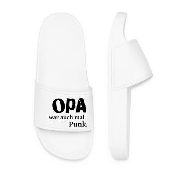 Opa war auch mal Punk - Frauen Badelatschen - Weiß - Vorne