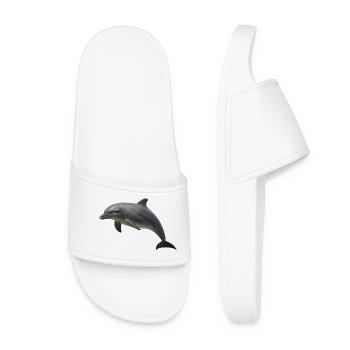 Dolphin in soft shades - Women’s Pool Sliders - white - Front