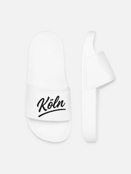 KölnScript Signature - Women’s Pool Sliders - white