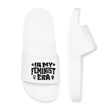 In my Feminist era - Women’s Pool Sliders - white - Front