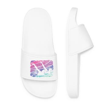 Artistic Swim Team Synchronized Swimming - Women’s Pool Sliders - white - Front