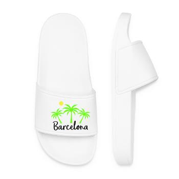 Barcelona - Women’s Pool Sliders - white - Front