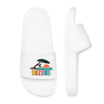 HOZGOR Ocean Pine of the Landes Retro - Women’s Pool Sliders - white - Front