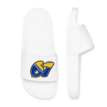 67 Bosnia Edition - Women’s Pool Sliders - white - Front