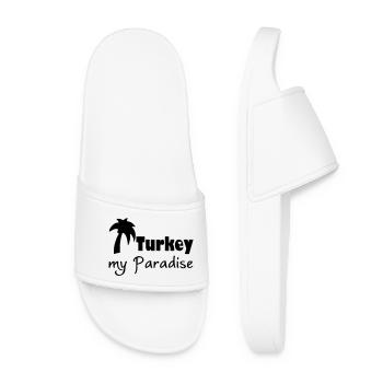 Turkey Paradise - Women’s Pool Sliders - white - Front