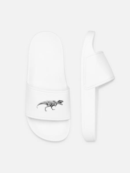 Dinosaur - Claquettes Femme - blanc