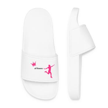 fitness - Women’s Pool Sliders - white - Front