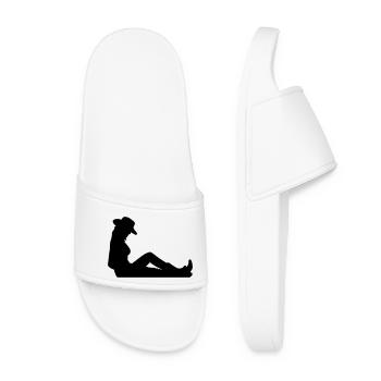 usa girl - Women’s Pool Sliders - white - Front