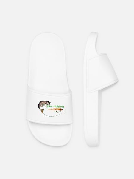 fly fishing - Women’s Pool Sliders - white
